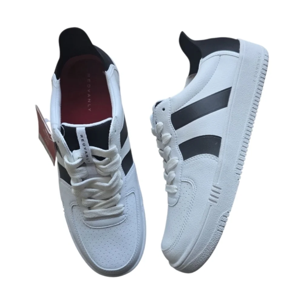 Redvanly Bright White/Tuxedo Black  Contender Sneaker